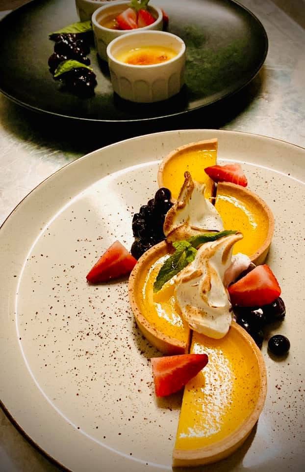 Présentation dessert